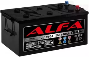 Аккумулятор ALFA Hybrid 140 (3) евро (140Ah) фото