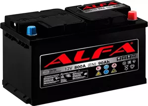 Аккумулятор ALFA Hybrid 90 L (90Ah) фото