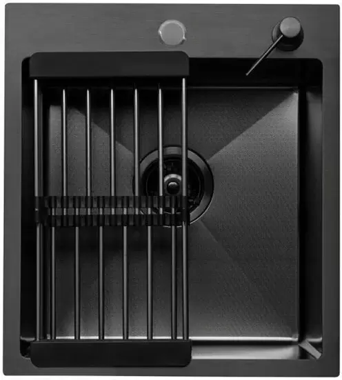 ALLBA 450x500 Black PVD Decor