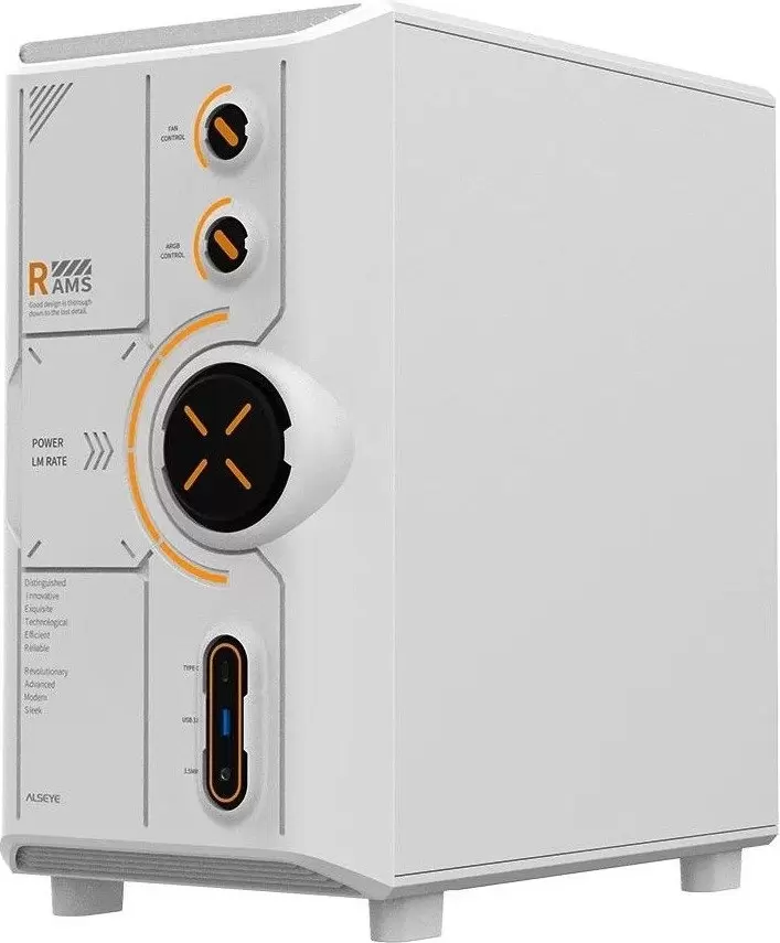 Корпус ALSEYE RAMS 2.0 Type-C (белый) фото