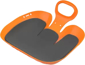 Санки-ледянка Альт-Пласт Вираж / 10919112 (оранжевый) фото