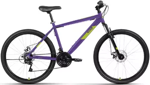 Велосипед Altair AL 26 D 2022 (фиолетовый/зеленый) фото