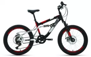 Детский велосипед Altair MTB FS 20 disc 2021 (черный) фото