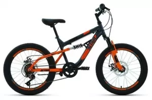 Детский велосипед Altair MTB FS 20 disc 2021 (серый) фото