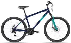 Велосипед Altair MTB HT 26 2.0 D р.17 2022 (темно-синий/бирюзовый) фото