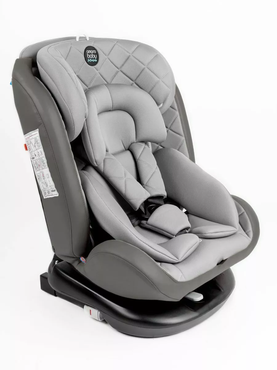 Amarobaby Brilliant Isofix / AMARO-2003-BrSe (серый)