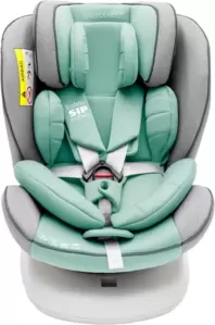 Детское автокресло Amarobaby Champion Isofix AMARO-2008CH-Se/Bi (серый/бирюзовый) фото