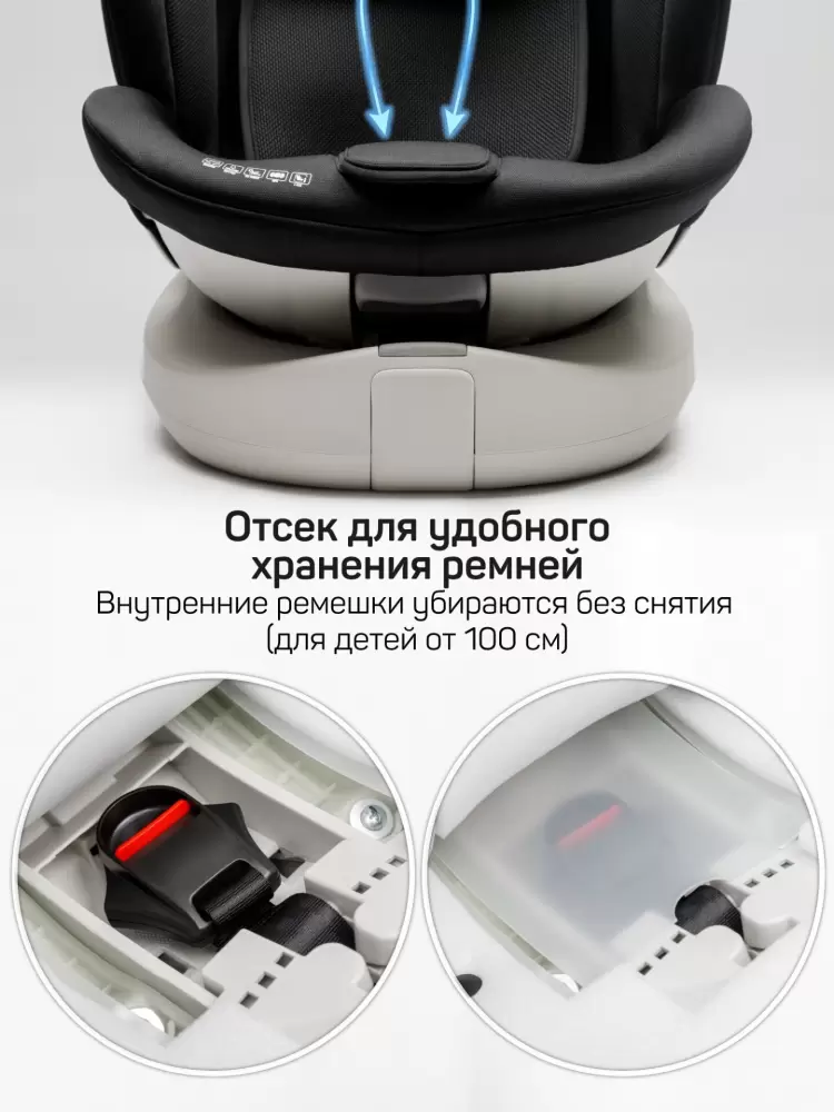 Автокресло Amarobaby Defender (черный) фото