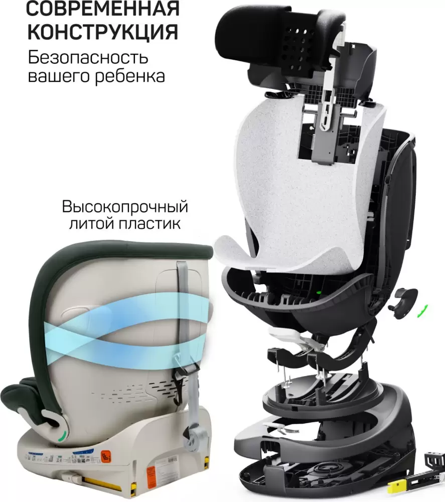 Автокресло Amarobaby Defender (зеленый) фото