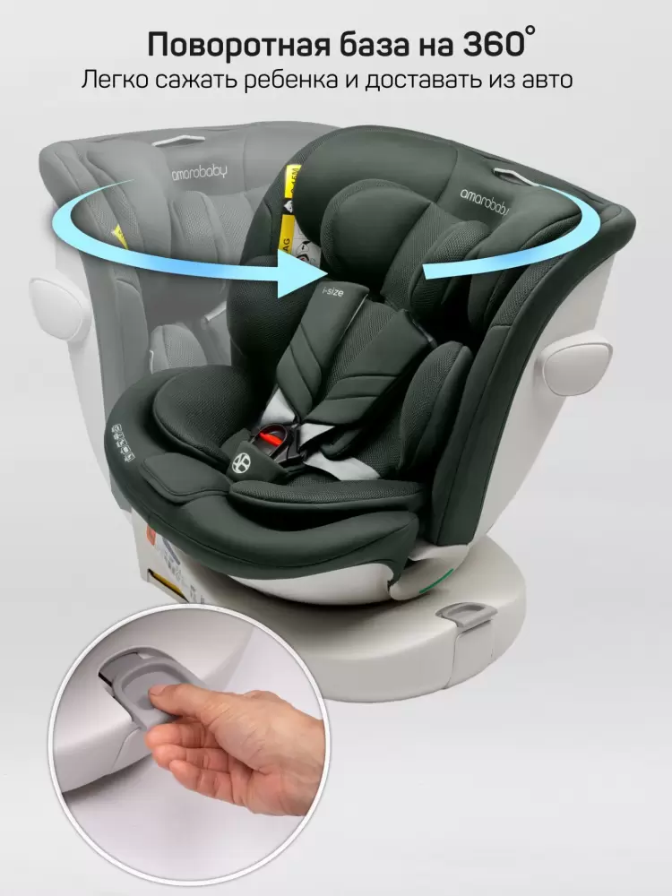 Автокресло Amarobaby Defender (зеленый) фото