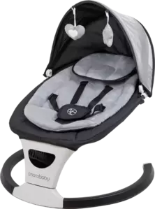 Детский шезлонг Amarobaby Teddy Swing AB24-22TED/09 (черный)