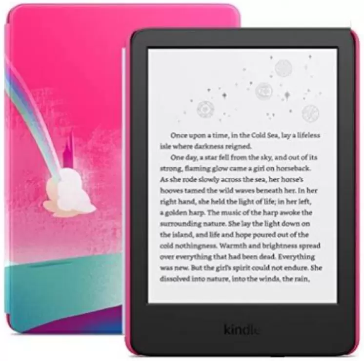 Amazon Kindle Kids 2024 (розовый, с обложкой Unicorn Valley)