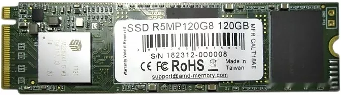 Жесткий диск SSD AMD R5 120GB R5MP120G8 фото