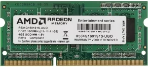 Модуль памяти AMD R534G1601S1S-UGO DDR3 PC3-12800 4Gb фото