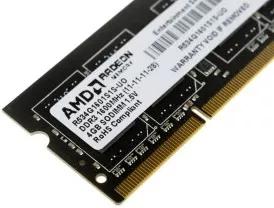 Модуль памяти AMD Radeon Entertainment 4GB DDR3 SO-DIMM R534G1601S1S-UO фото