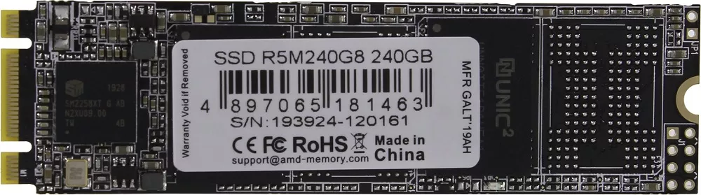 Жесткий диск SSD AMD Radeon R5 (R5M240G8) 240Gb фото