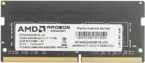 Модуль памяти AMD Radeon R7 Performance (R744G2400S1S-UO) DDR4 PC4-19200 4GB фото