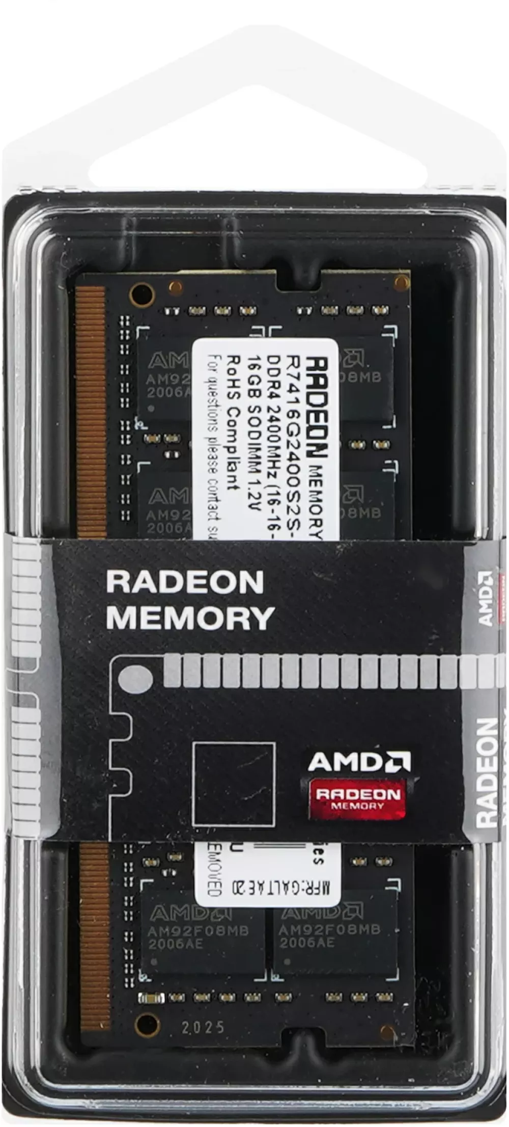 Оперативная память AMD Radeon R7 Performance Series 4ГБ DDR4 SODIMM PC4-19200 R744G2400S1S-U фото 5