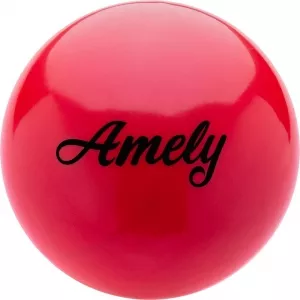 Мяч для художественной гимнастики Amely AGB-101 19 см (красный) фото