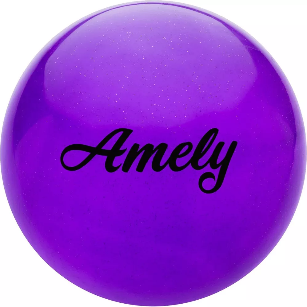 Мяч для художественной гимнастики Amely AGB-102 19 см (фиолетовый) фото
