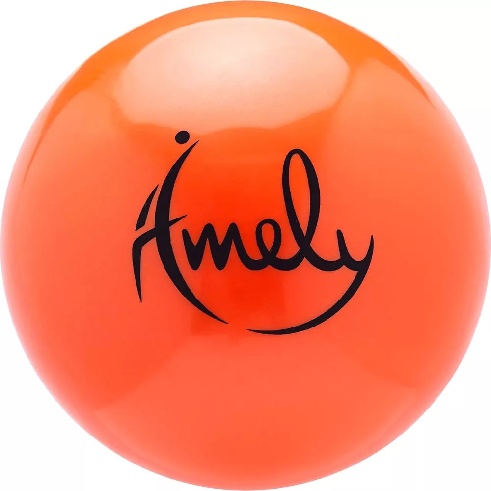 Мяч для художественной гимнастики Amely AGB-201 19 см (оранжевый) фото