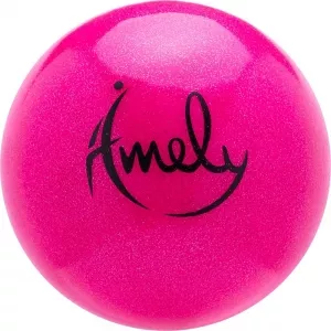 Мяч для художественной гимнастики Amely AGB-203 19 см (розовый) фото