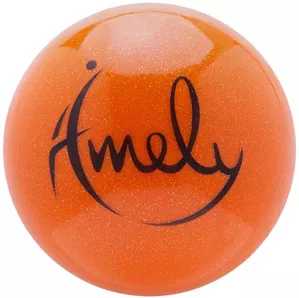 Мяч для художественной гимнастики Amely AGB-303 15 см (оранжевый) фото