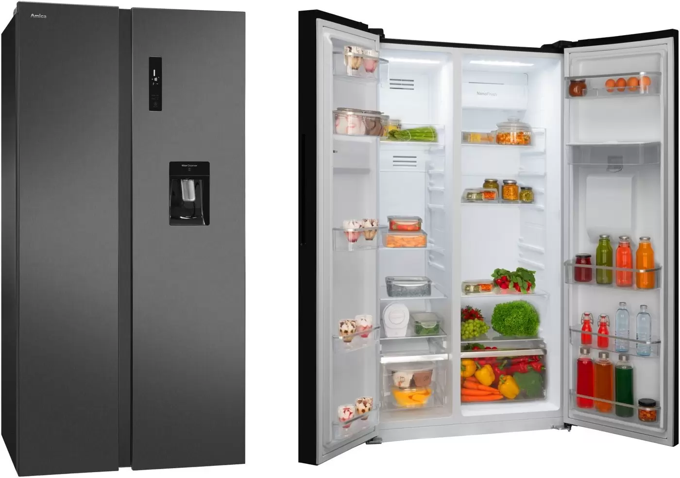 Холодильник side by side Amica FY5139.3DFBXI фото