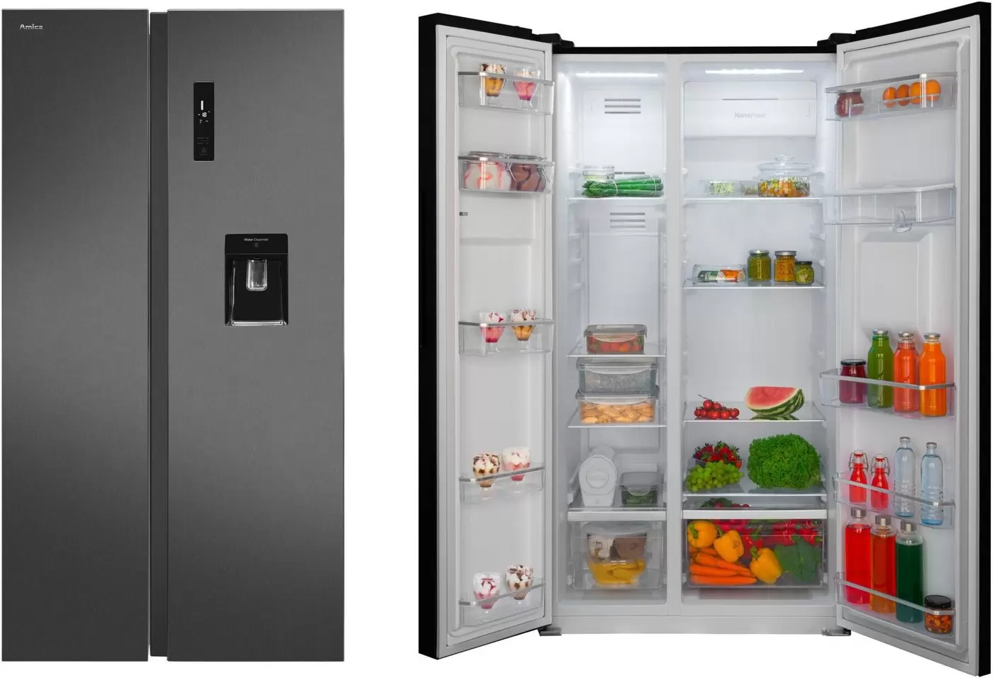 Холодильник side by side Amica FY5139.3DFBXI фото