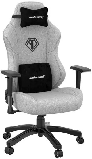 Игровое кресло AndaSeat Phantom 3 L (ткань, серый) фото