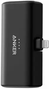Портативное зарядное устройство Anker Nano 12W Built-In Lightning A1645 (черный) фото