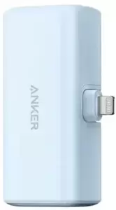 Портативное зарядное устройство Anker Nano 12W Built-In Lightning A1645 (голубой) фото