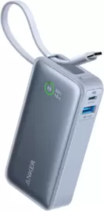 Портативное зарядное устройство Anker Nano Power Bank Built-in USB-C A1259 30W 10000mAh (синий) фото