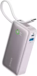 Портативное зарядное устройство Anker Nano Power Bank Built-in USB-C A1259 30W 10000mAh (сиреневый) фото
