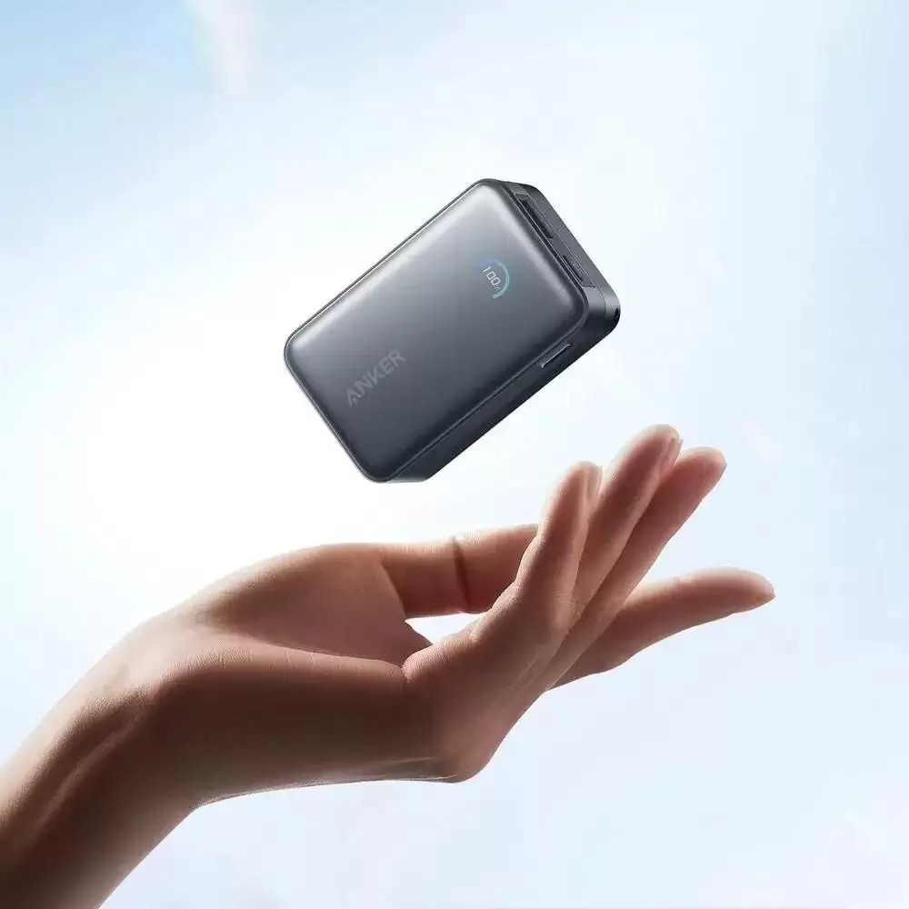 Портативное зарядное устройство Anker Nano Power Bank Built-in USB-C A1638 45W 10000mAh (черный) фото