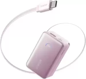 Портативное зарядное устройство Anker Nano Power Bank Built-in USB-C A1638 45W 10000mAh (розовый) фото