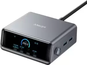 Сетевое зарядное Anker Prime A2345 250W GaN Charging Station (черный) фото