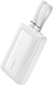 Портативное зарядное устройство Anker Zolo 10K 30W USB-C Lightning A1680 (белый) фото