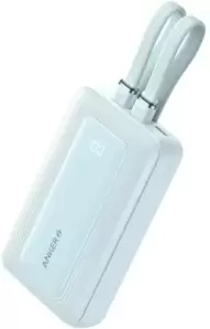 Портативное зарядное устройство Anker Zolo 10K 30W USB-C Lightning A1680 (голубой) фото