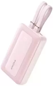 Портативное зарядное устройство Anker Zolo 10K 30W USB-C Lightning A1680 (розовый) фото
