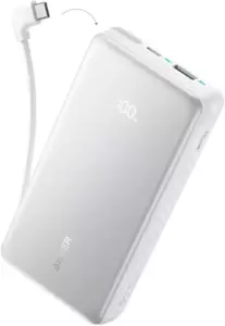 Портативное зарядное устройство Anker Zolo A110E 22.5W 20000mAh (белый) фото