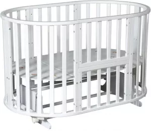 Кроватка детская Антел Северянка 3 (белая) фото