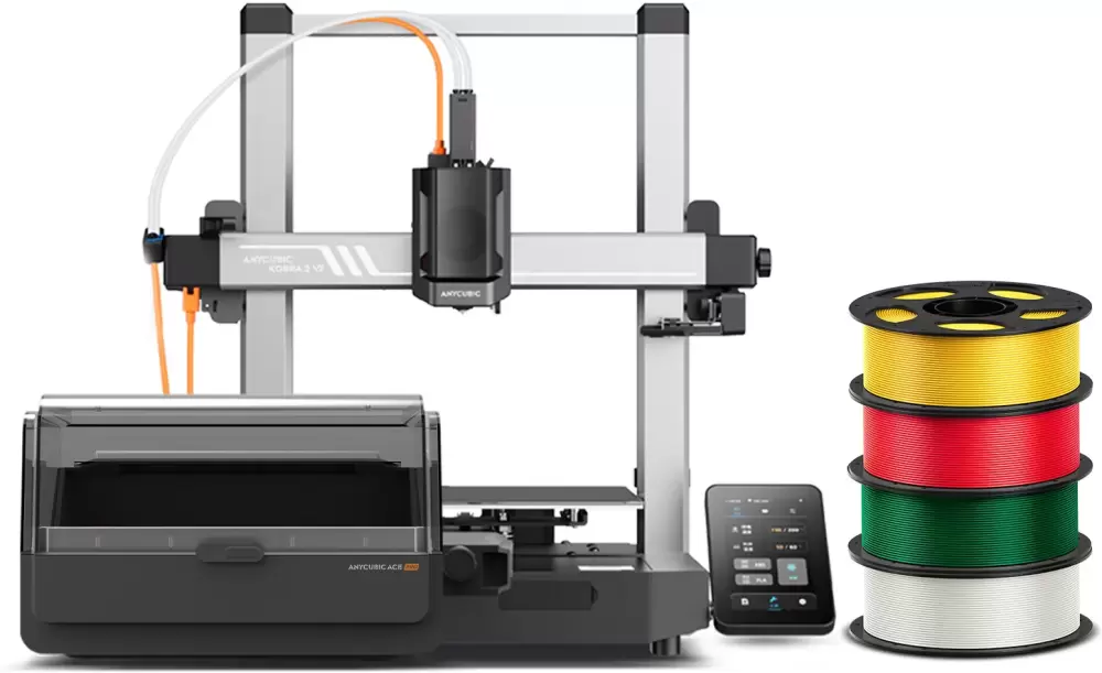 FDM принтер Anycubic Kobra 3 V2 Combo фото