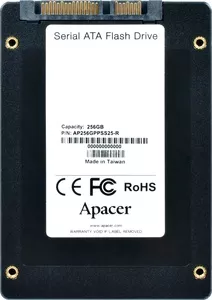Жесткий диск SSD Apacer PPSS25 256GB AP256GPPSS25-R фото