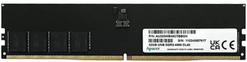 Apacer 32ГБ DDR5 4800 МГц AU32GHB48CTBBGH