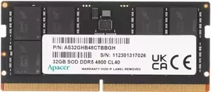 Оперативная память Apacer 32ГБ DDR5 SODIMM 4800 МГц AS32GHB48CTBBGH фото