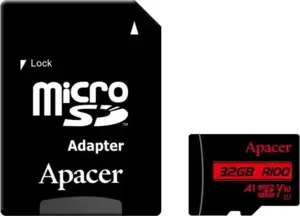 Карта памяти Apacer AP128GMCSX10UB-R 128GB (с адаптером) фото
