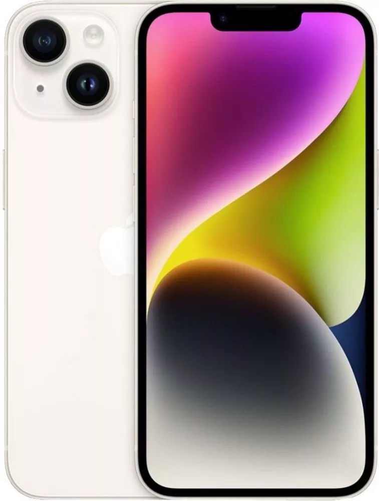 Apple iPhone 14 128Gb SIM+eSIM восстановленный Rostock Грейд В (белый)
