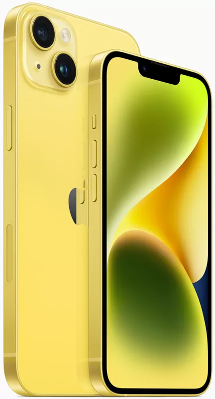 Apple iPhone 14 128Gb SIM+eSIM восстановленный Rostock Грейд В (желтый) фото