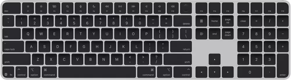 Apple Magic Keyboard USB-C MXK83ZA/A (с Touch ID и цифровой панелью, с белыми клавишами, раскладка US English)
